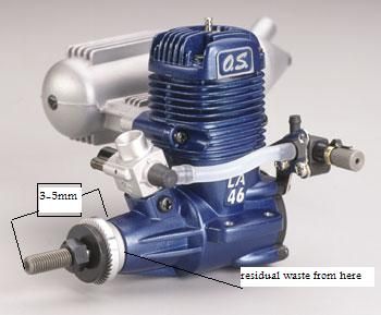 OS LA 46 エンジン O.S. 46LA .46 Glow Engine w/Muffler [OSM13393] - AMain Hobbies